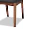 Baxton Studio Tara Mid-Century Transitional Dark Grey Fabric and Walnut Brown Finished Wood 2-PC Dining Chair Set 186-11674-Zoro - alternate 8
